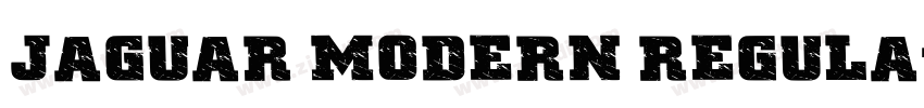 Jaguar Modern Regula字体转换